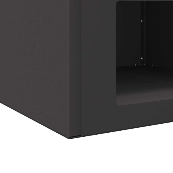 Огнище Черно 50 x 50 x 40 cm Стомана