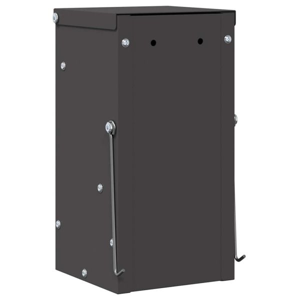 Хранилка за зайци Черно 12,5 x 12,5 x 25 см