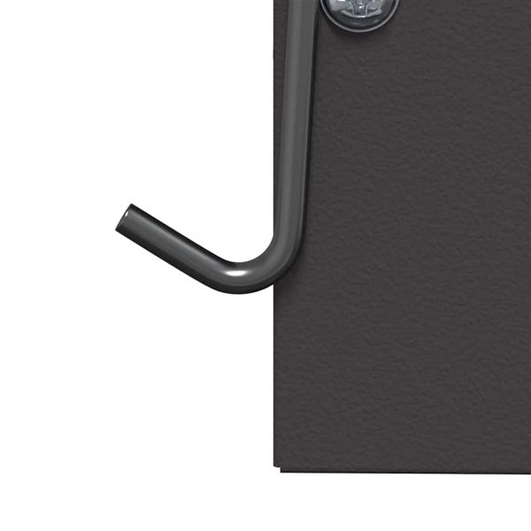 Хранилка за зайци Черно 12,5 x 12,5 x 25 см