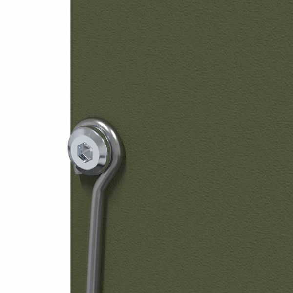 Хранилка за зайци Маслинено зелено 12,5 x 12,5 x 25 см