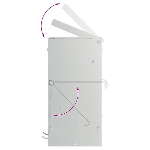 Хранилка за зайци Сребрист 12,5 x 12,5 x 25 см