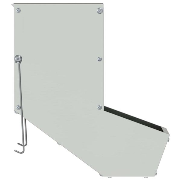 Хранилка за зайци Сребрист 17,5 x 26 x 28,5 см