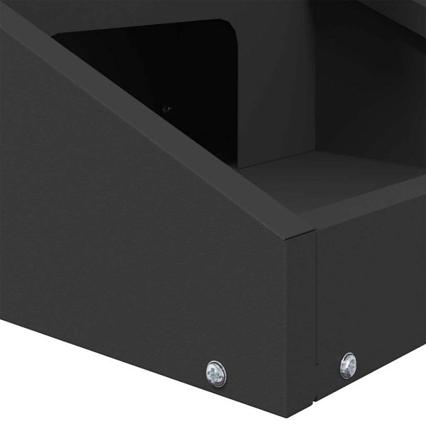 С feeder за елени Черно 28 x 30 x 80 см