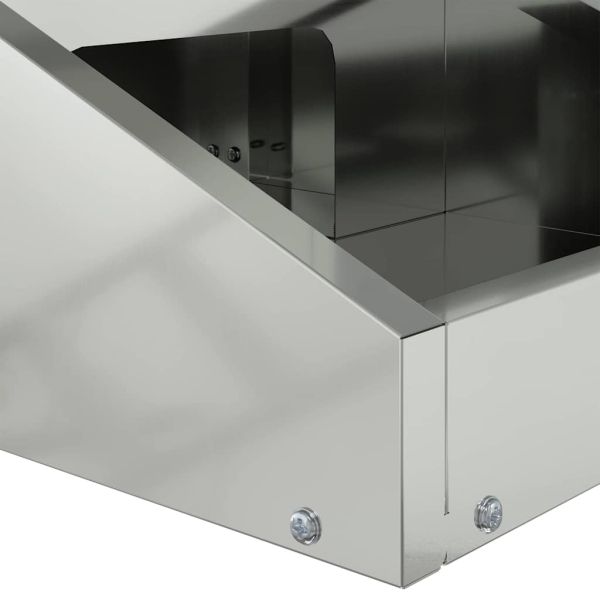 С feeder за елени Сребрист 28 x 30 x 80 см