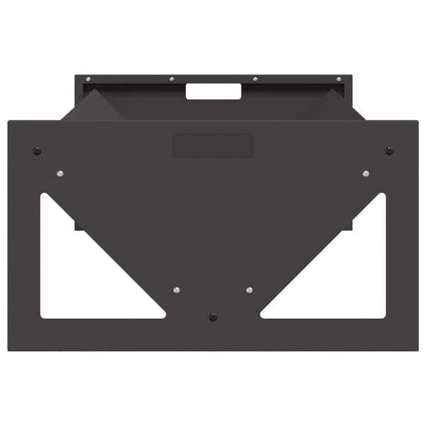 Тръба за хранене на добитък Черно 108 x 50 x 28 см