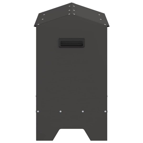 Хранилка за пилета Черно 81 x 32 x 53,5 см