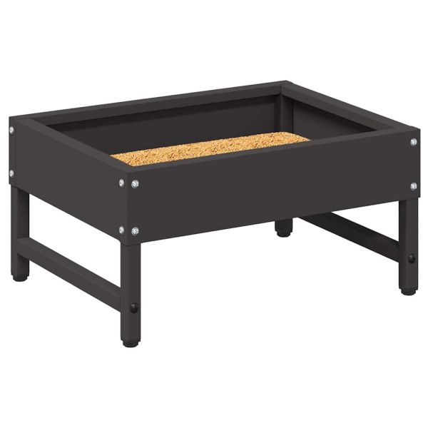 Хранилка за птици Черно 80 x 28 x 13.5 см