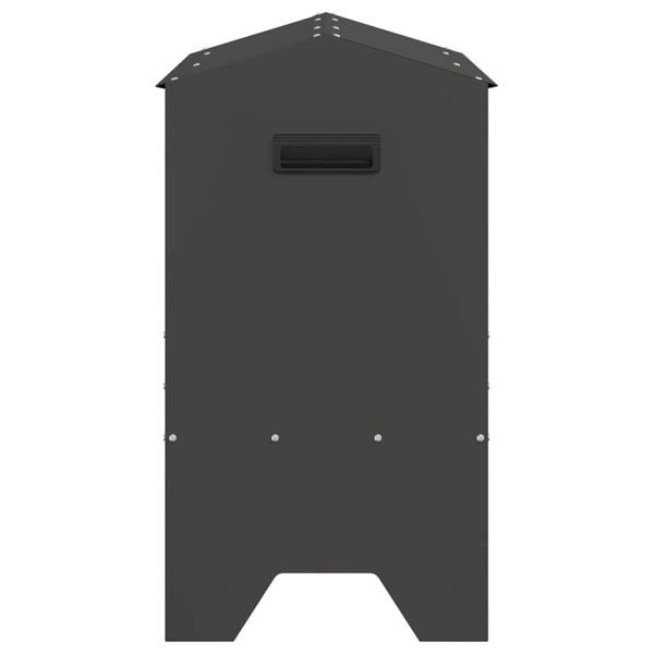 Тръба за хранене на добитък Черно 79 x 35 x 62 см