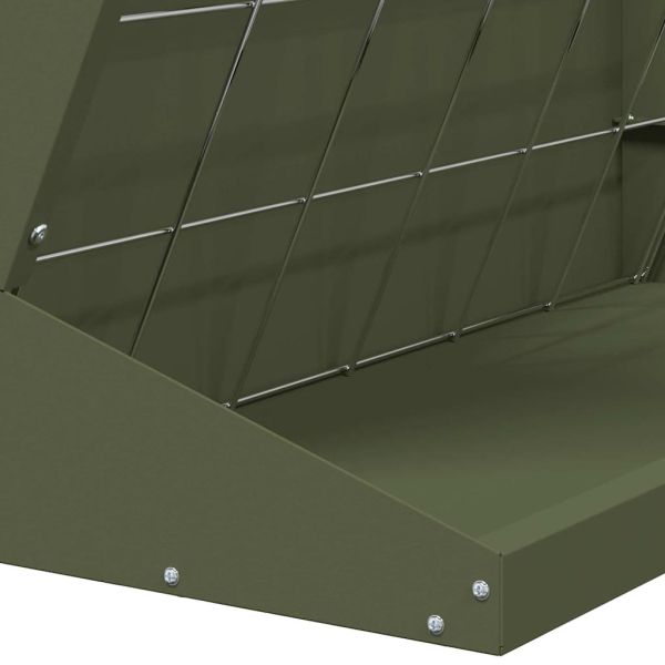 Хранилка за сено Маслинено зелено 71 x 33 x 70 см