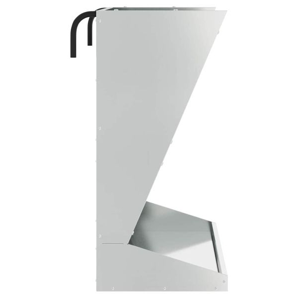 Хранилка за сено Сребрист 71 x 33 x 70 см Галванизирана стомана