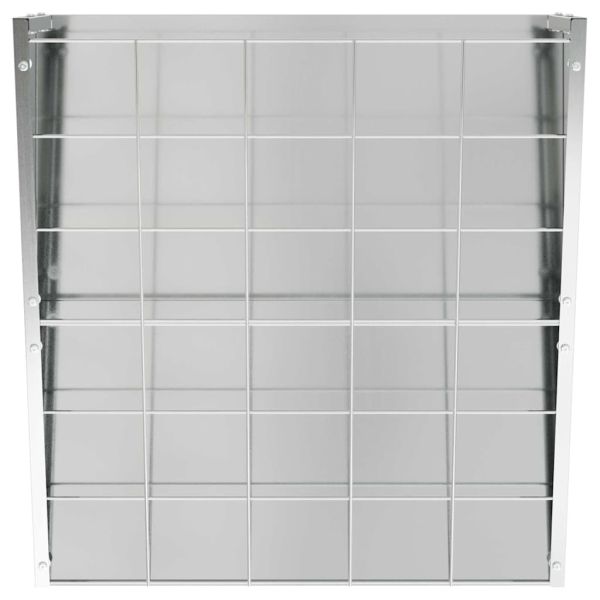 Висяща хранилка за сено Сребрист 61 x 33 x 66 см