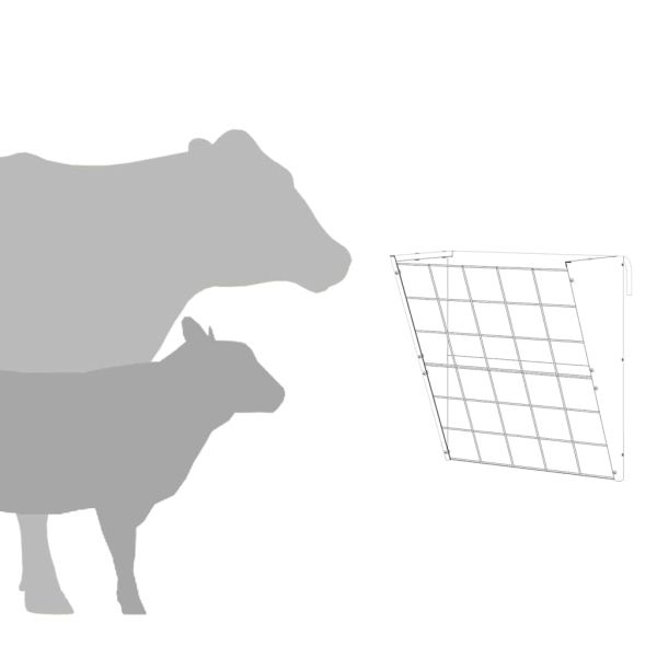 Висяща хранилка за сено Сребрист 61 x 33 x 66 см