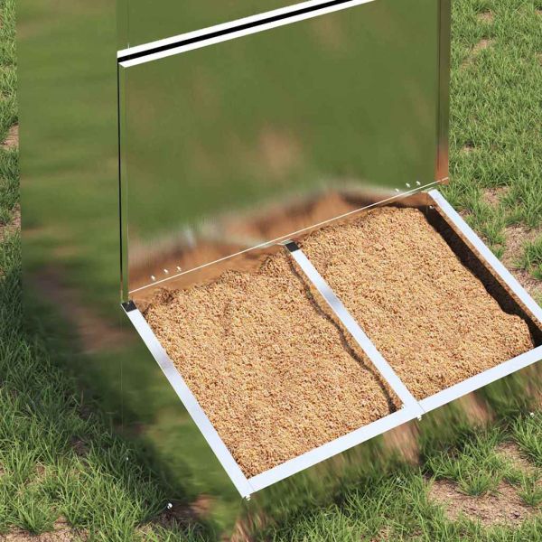 Фидер за свине Сребрист 55 x 51 x 91,5 см Галванизирана стомана