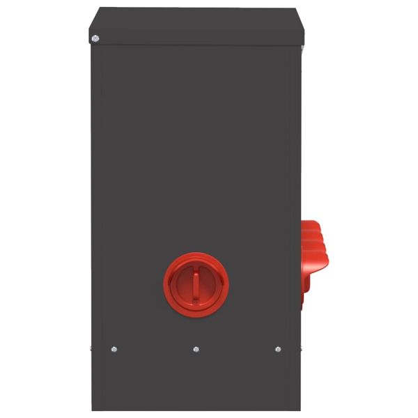 Кокошарник Черно 60,5 x 29 x 51 см Студено валцована стомана