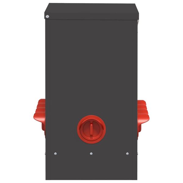 Кокошарник Черно 60,5 x 29 x 51 см Студено валцована стомана