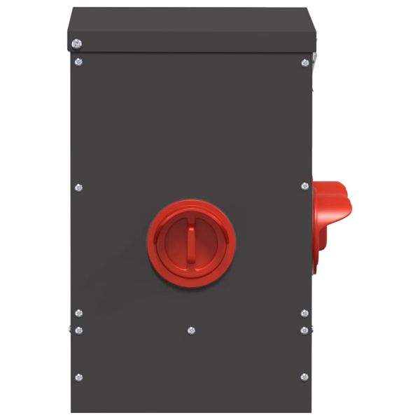 Кокошарник Черно 40,5 x 25 x 38 см Студено валцована стомана