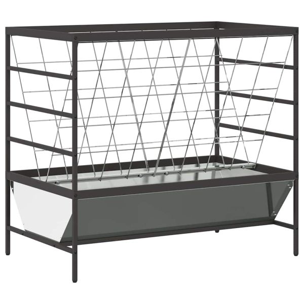 Хранилка за добитък Сребрист 100 x 60 x 90 см