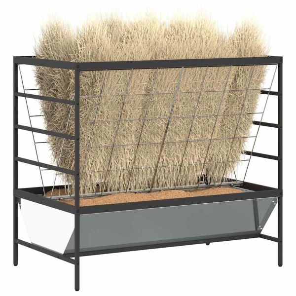 Хранилка за добитък Сребрист 100 x 60 x 90 см