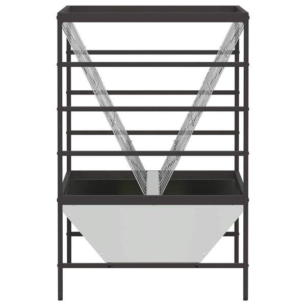 Хранилка за добитък Сребрист 100 x 60 x 90 см