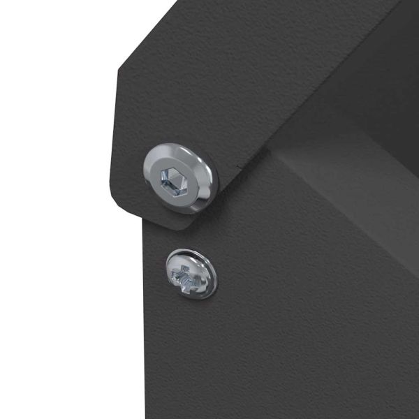 Кокошарник Черно 21 x 16 x 33 см Студено валцована стомана