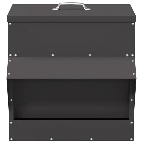 Кокошарник Черно 40,5 х 45 х 41 см Студено валцована стомана