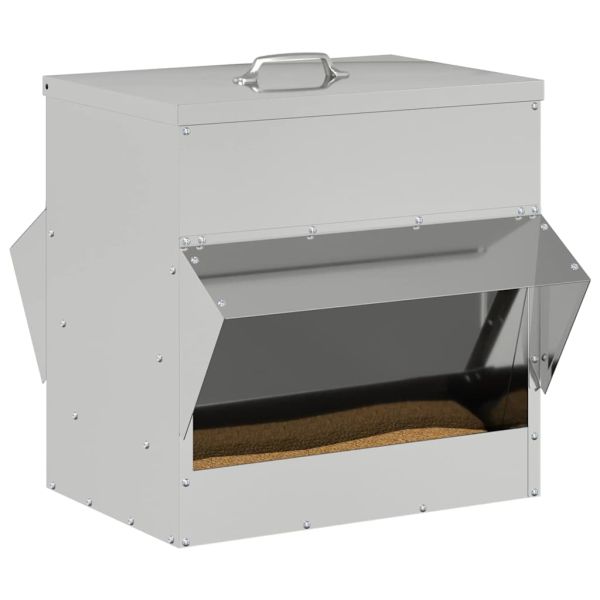 Кокошарник Сребрист 40,5 х 45 х 41 см Галванизирана стомана