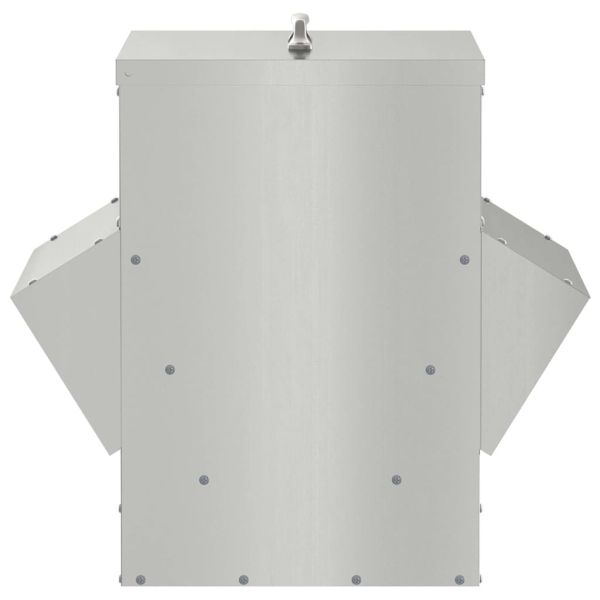 Кокошарник Сребрист 40,5 х 45 х 41 см Галванизирана стомана