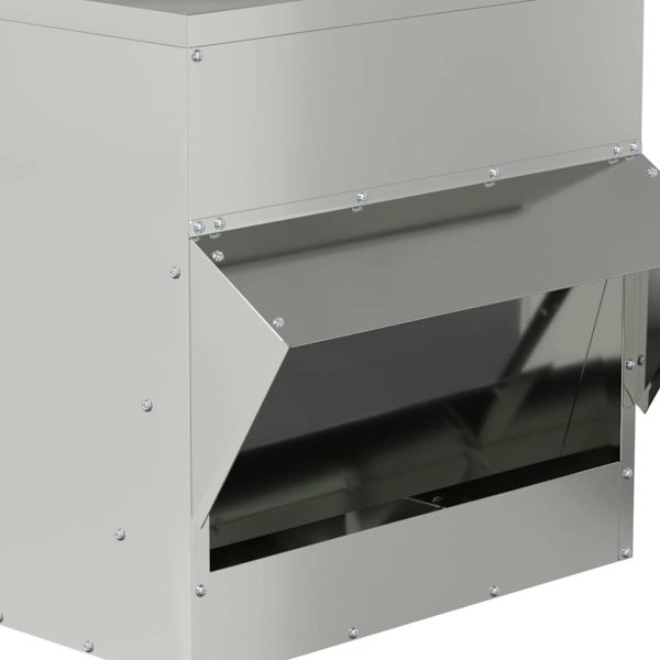 Кокошарник Сребрист 40,5 х 45 х 41 см Галванизирана стомана