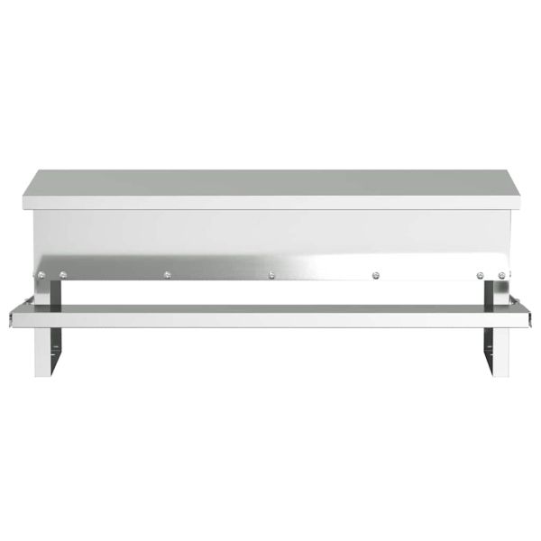 Кокошка Т ределна хранилка Сребрист 48,5 x 39,5 x 19 см