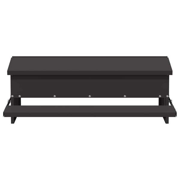 Кокошка Т ределна хранилка Черно 75 x 53 x 20,5 см