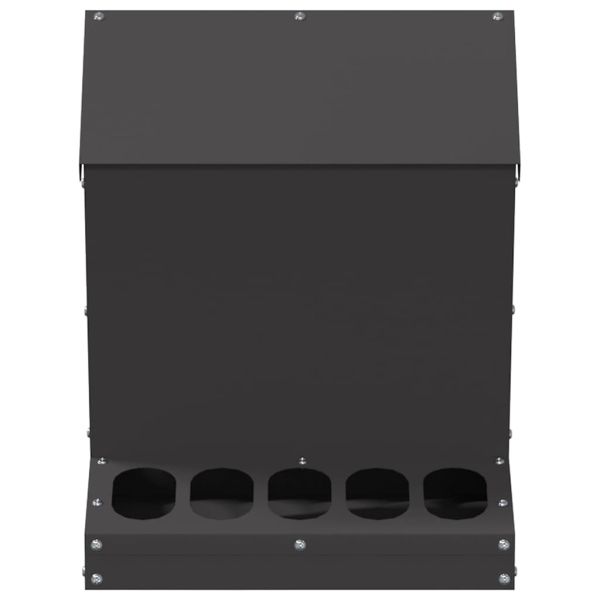 Кокошарник Черно 30 x 30 x 39 см Студено валцована стомана