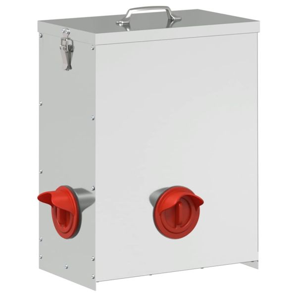 Кокошарник Сребрист 32,5 x 20,5 x 43 см Галванизирана стомана