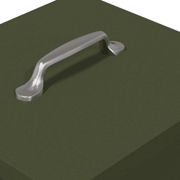 Кокошка Т ределна хранилка Маслинено зелено 25 x 42 x 40 см