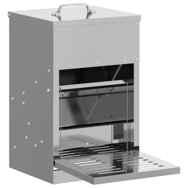 Кокошка Т ределна хранилка Сребрист 25 x 42 x 40 см