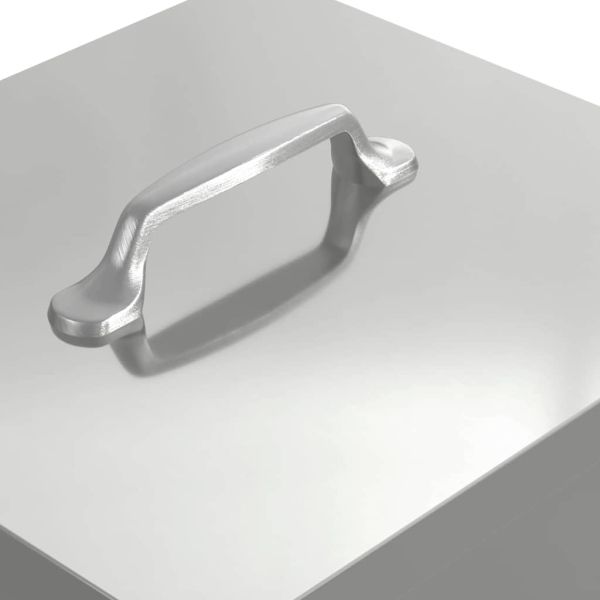 Кокошка Т ределна хранилка Сребрист 25 x 42 x 40 см