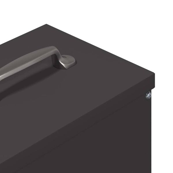 Кокошарник Черно 20 x 25 x 35 см Студено валцована стомана