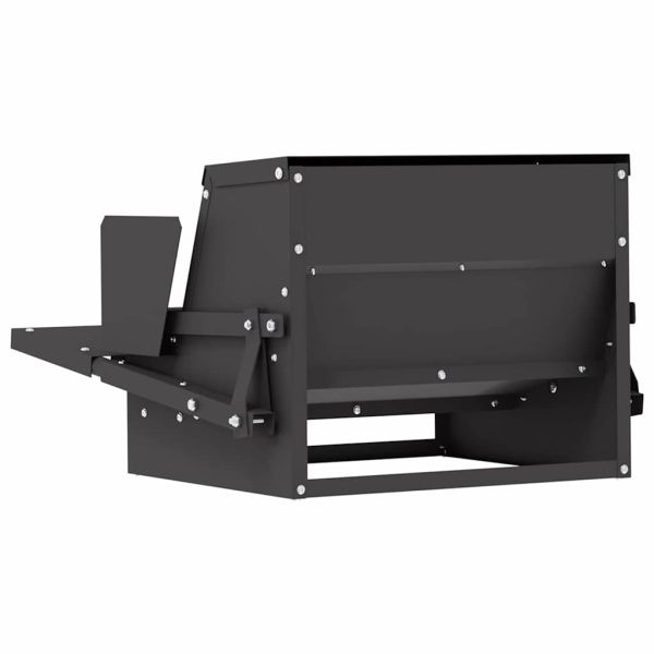 Кокошка Т ределна хранилка Черно 50 x 40 x 29 см