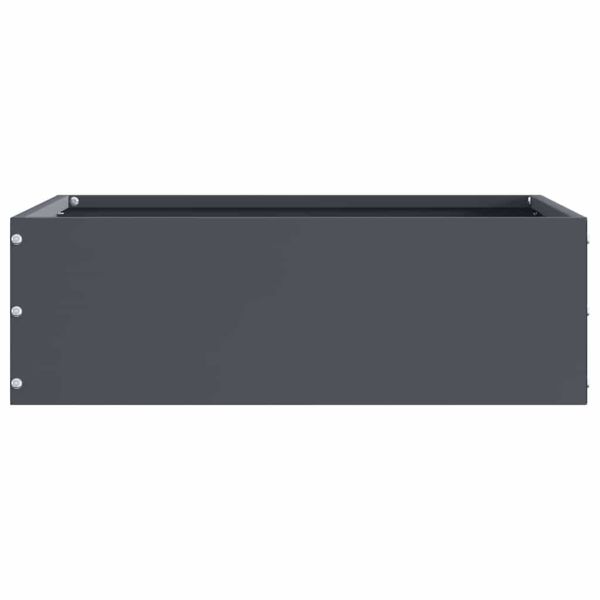 Ограда за трева 6 pcs Антрацит 40 x 40 x 13 cm Стомана