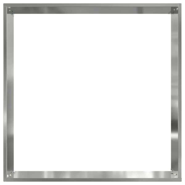 Ограда за трева Сребрист 50 x 50 x 13 см Галванизирана стомана