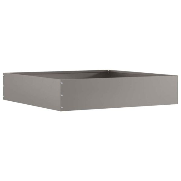 Ограда за трева 6 pcs Ръждясало 60 x 60 x 13 см