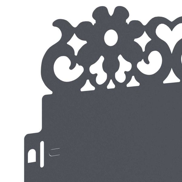 Ограничители за тревни площи 10 pcs Антрацит 103 x 0,05 x 22 см