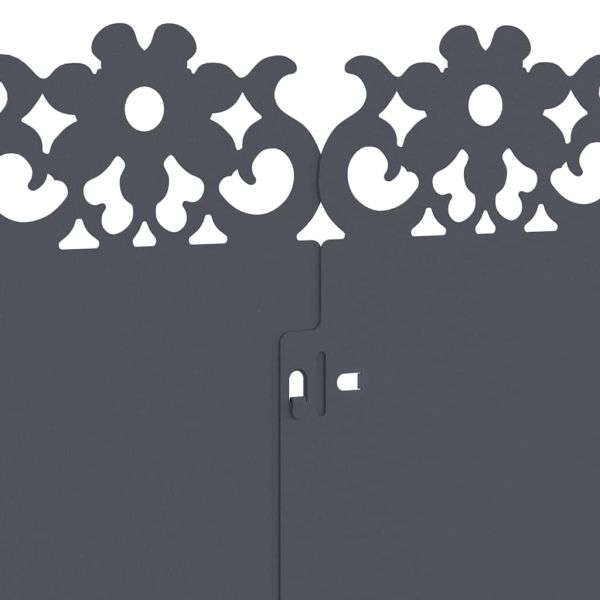 Ограничители за тревни площи 20 pcs Антрацит 103 x 0,05 x 22 см