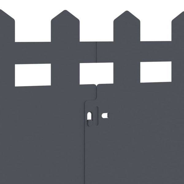 Ограничители за тревни площи 30 pcs Антрацит 103 x 0,05 x 22 см