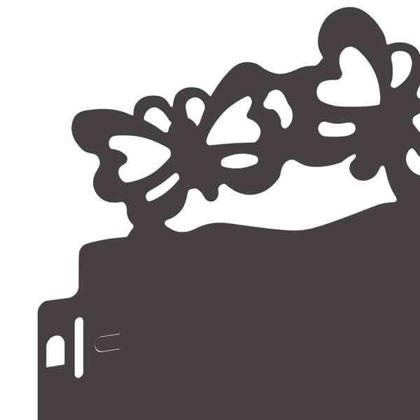 Ограничители за тревни площи 30 pcs Черно 103 x 0,05 x 22 см