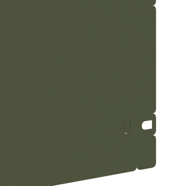 Ограничители за тревни площи 10 pcs Маслинено зелено