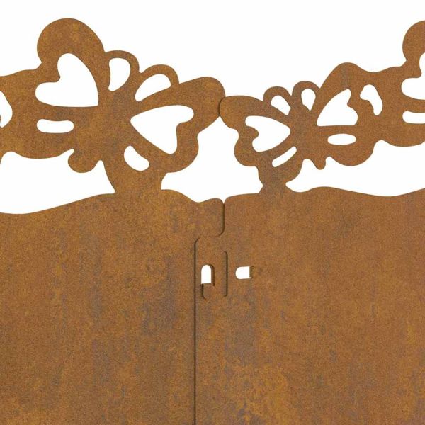 Ограничители за тревни площи 30 pcs Ръждясало