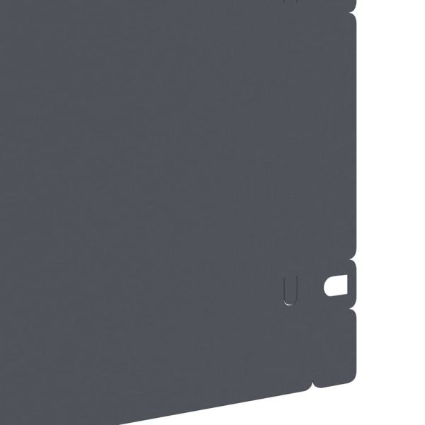 Ограничители за тревни площи 10 pcs Антрацит 103 x 0,05 x 22 см