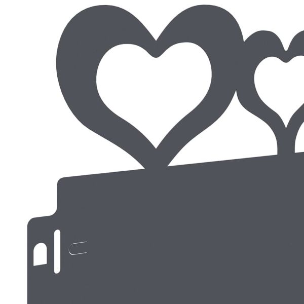 Ограничители за тревни площи 10 pcs Антрацит 103 x 0,05 x 22 см