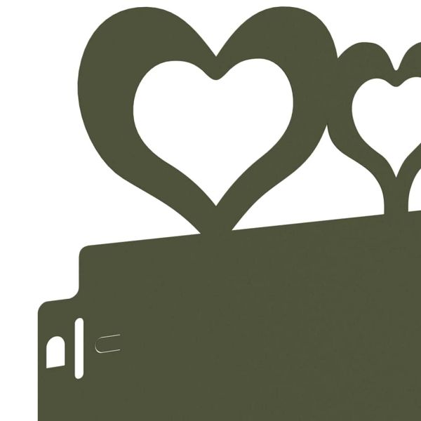 Ограничители за тревни площи 10 pcs Маслинено зелено