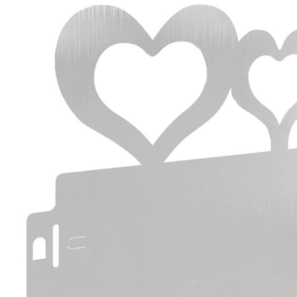 Ограничители за тревни площи 20 pcs Сребрист 103 x 0,05 x 22 см